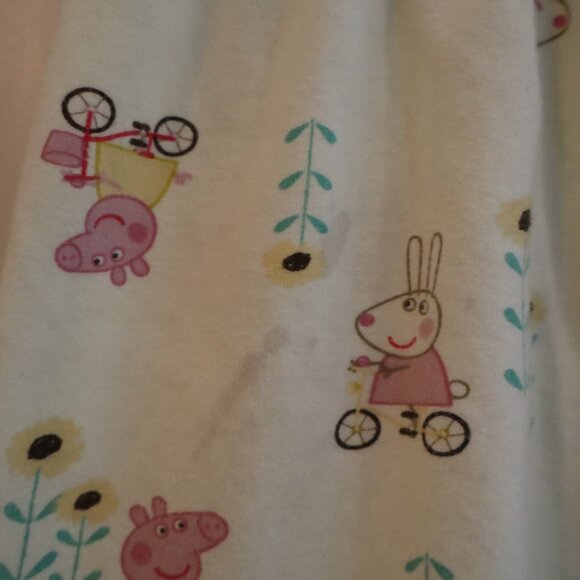 Yellow Peppa Pig 5T Dress with sunflowers - Picture 10 of 10